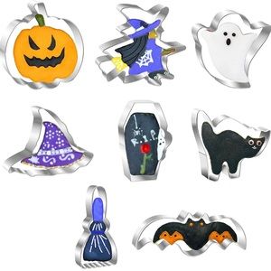 8pc cookies biscuits cutter set Halloween